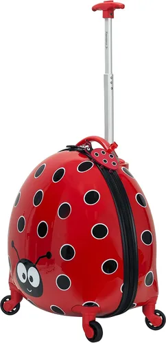 Miniatura 4 de Rockland - Maleta infantil giratoria con exterior rígido de policarbonato, Ladybug), B02-LADYBUG
