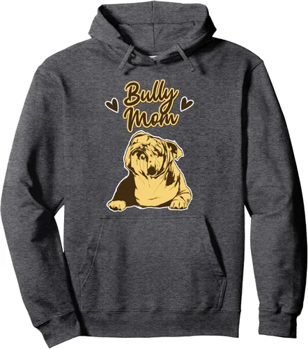Miniatura 4 de Funny Bully Mom American Bully Parent Muscular Dog Pullover Sudadera con capucha