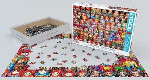 Miniatura 3 de EuroGraphics 5420 Russian Matryoshka Dolls Puzzle (1000 piezas)