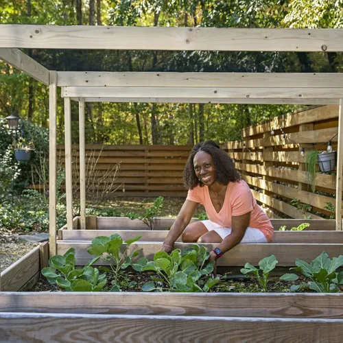 Miniatura 2 de Coolaroo Tela de sombra de jardín con 50% de bloqueo UV para plantas, tela transpirable resistente al desgarro para invernaderos, plántulas y Negro