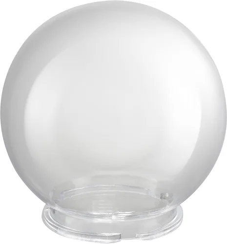 Miniatura 10 de Aspen Creative 28001-60-41, Globo de lámpara de poste de 6" de acrílico transparente de repuesto con cuello de 3-3/4