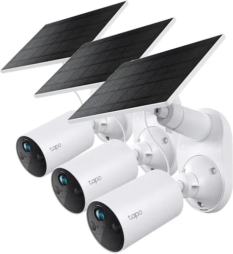 Miniatura 14 de Tapo TP-Link Tapo SolarCam C402 Kit, cámara solar para exteriores con batería y base de panel solar, inalámbrica, 1080P, detección gratuita de Blanco
