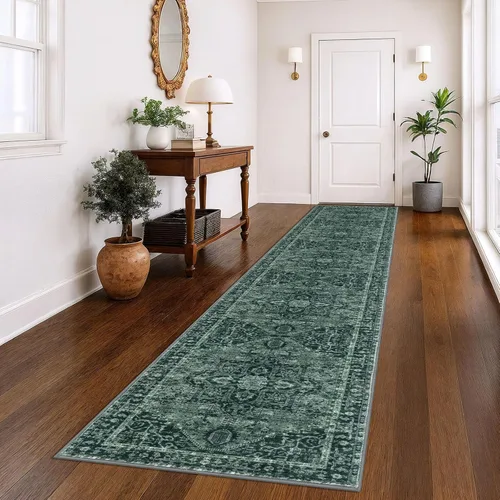 Miniatura 77 de KOZYFLY Alfombra Pequeña de Área 2x3 Pies Alfombras para Entrada Lavable Boho Alfombra de Entrada Antideslizante Tapete de Puerta Interior Entrada