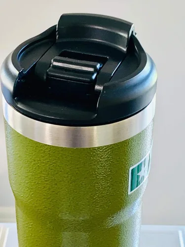 Miniatura 3 de Starbucks + Stanley Compromiso Militar Vaso de Acero Inoxidable Martillado de Doble Pared Con Asa
