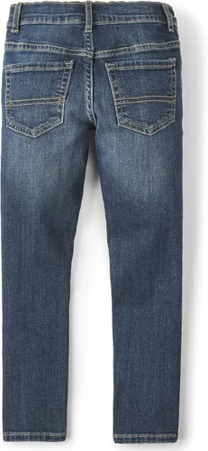Miniatura 3 de The Children's Place Pantalones de mezclilla ajustados elásticos básicos para niño