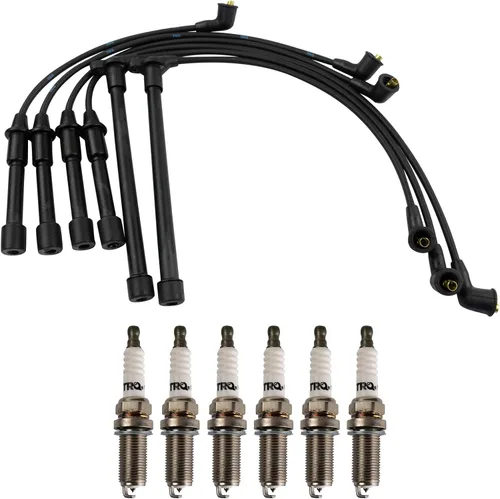 Miniatura 57 de Kit de bujías de chispa TRQ 5 piezas de bujías de iridio Compatible con Acura Integra 1992-2001 1999-2000 Honda Civic 1994-1995 Civic del Sol