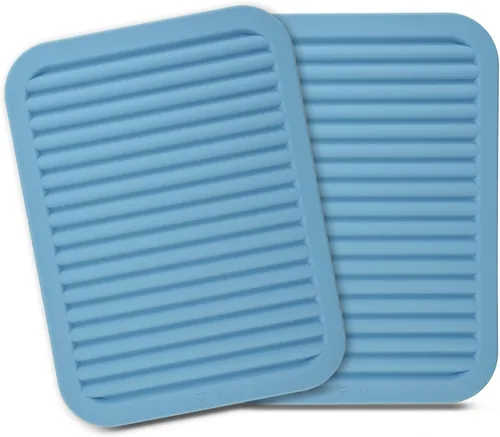 Miniatura 12 de Salvamanteles para platos calientes, salvamanteles de silicona versátil para cocina, tapete de platos y soporte para ollas para mostrador, tapete