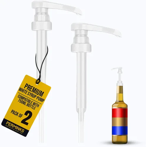 Miniatura 12 de Bomba de jarabe compatible con botellas Torani y Davinci (25.4 oz - 750 ml) (Negro)