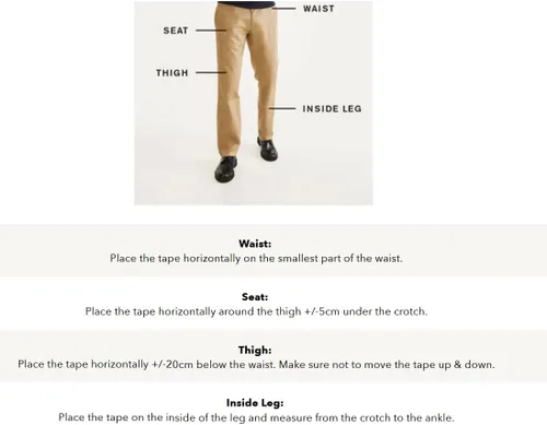 Miniatura 4 de Dockers Pantalones caqui cómodos de ajuste relajado para hombre