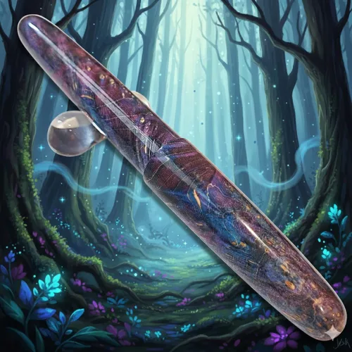 Miniatura 3 de Pluma estilográfica de madera estabilizada de lujo, barril de madera natural y resina hecha a mano, bolígrafo de escritura de punta fina
