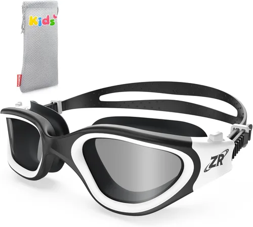 Miniatura 11 de ZIONOR Gafas de natación para niños, G1 MINI con protección UV, polarizadas, antivaho, para edades de 6 a 14 años A2