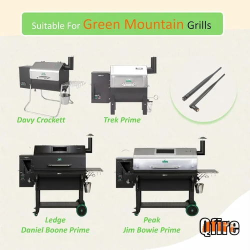 Miniatura 3 de Antena WiFi GMG de repuesto compatible con placa de circuito de control WiFi Green Mountain Grills, para antena GMG Davy Crockett, Trek, Daniel