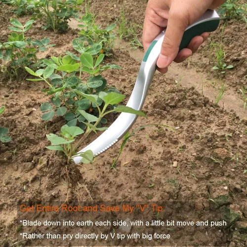 Miniatura 4 de Herramientas de aluminio de una sola pieza, herramienta de desmalezadora de jardín de mano, mango ergonómico, la mejor herramienta de deshierbe
