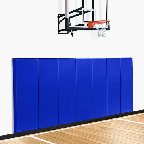 Miniatura 11 de Acolchado de pared para gimnasio, protector de pared para cancha de baloncesto, almohadillas protectoras extraíbles de 2 pulgadas de grosor de alta