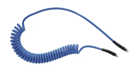 Prevost Bobina espiral del compresor de aire del poliuretano de la calidad en espiral de la manguera del retroceso 1/4" MNPT (13')