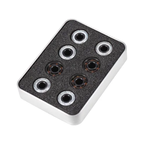 Rodamientos de patineta, juego de 16 piezas para patines en línea y zapatos de patinaje, rodamientos 608 de alto rendimiento con bolas de cerámica