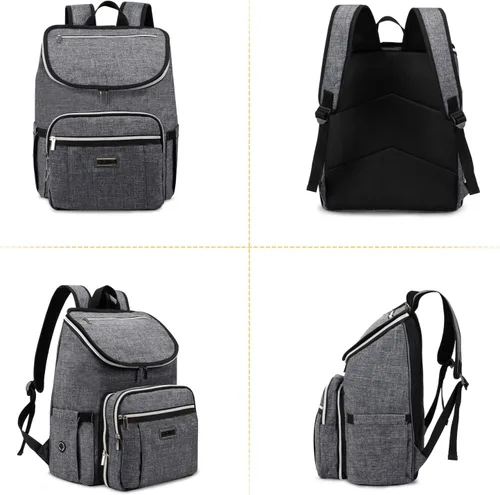 Miniatura 7 de BAGLHER Mochila de viaje para perros – Contenedor de comida desmontable para perros para suministros para mascotas, mochila de equipo para perros