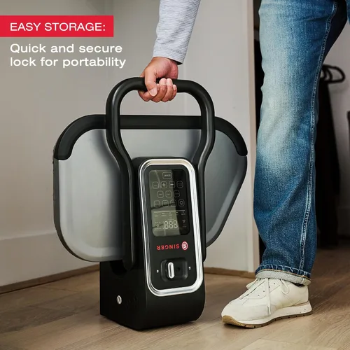 Miniatura 4 de SINGER® Prensa de vapor inteligente 2.0 (1600 W) - Nuevo lanzamiento Superficie de prensado antiadherente profesional de 20 pulgadas con controles