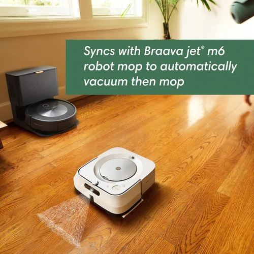 Miniatura 7 de iRobot Roomba J6+ Robot aspirador autovaciante – Identifica y evita residuos de mascotas y cables, se vacía hasta 60 días, mapeo inteligente