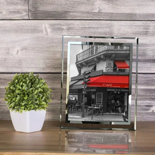 Miniatura 4 de Giftgarden Marco para fotos de 3.5x5, marco de vidrio moderno de 3.5 por 5, para exhibición de mesa, paquete de 2