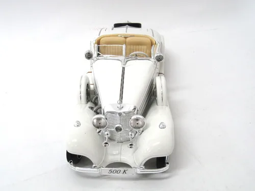 Miniatura 5 de Maisto Premier Edition 1:18 Serie PE 1936 Mercedes 500K Blanco 200-089