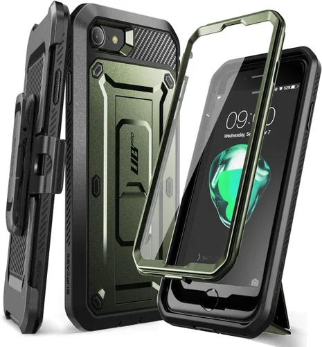 Miniatura 15 de SUPCASE Funda resistente para iPhone SE de 3ª generación, iPhone SE de 2ª generación, iPhone 7, iPhone 8 (Unicorn Beetle Pro), con protector