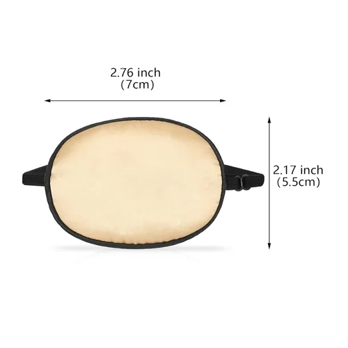 Miniatura 2 de Skylety 3 piezas de parche de seda para ojos médicos para mujeres adultas, parche elástico perezoso ajustable individual con correa elástica