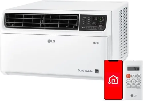Miniatura 16 de LG Aire acondicionado de ventana de 6000 BTU, inversor dual de ahorro de energía, control remoto, WiFi, LG ThinQ, Alexa, Hey Google, filtro lavable