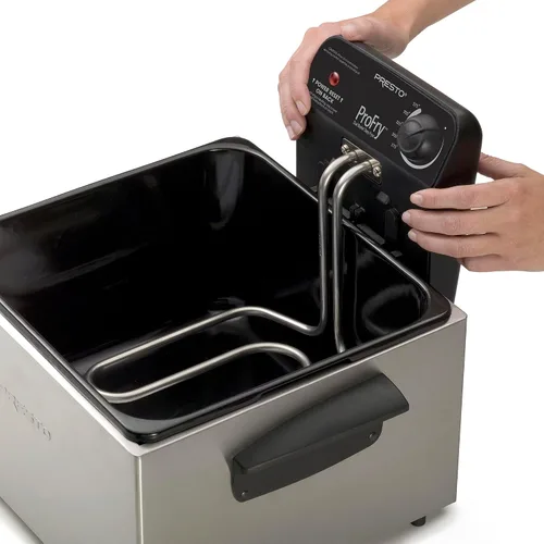 Miniatura 5 de Presto 05466 freidora de inmersión de acero inoxidable de doble cesta Pro Fry