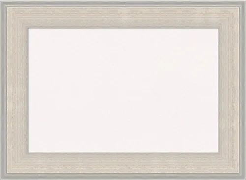 Miniatura 89 de Amanti Art Tablero de corcho blanco para pared (32 x 24) con marco de madera blanco blanco y blanco, tablero de corcho mediano para oficina, tablero