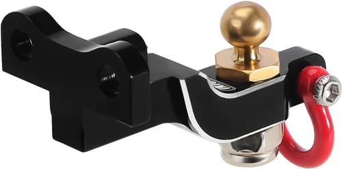 Miniatura 4 de INJORA Receptor de enganche de caída de 0.11 oz, enganche de aluminio CNC para 1/18 RC Crawler TRX4M actualización, 2