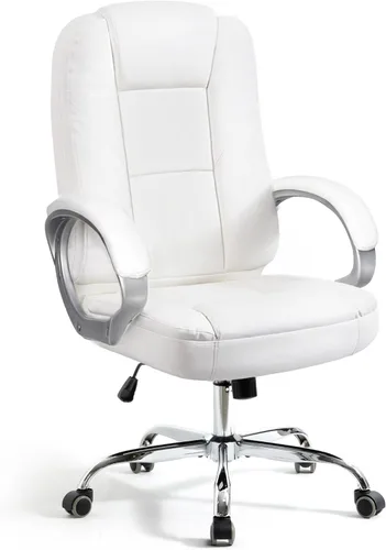 Miniatura 13 de NEO CHAIR Escritorio de oficina ergonómico para videojuegos, silla de computadora con respaldo alto, piel sintética ajustable con soporte lumbar