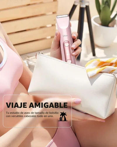 Miniatura 8 de Afeitadoras eléctricas Ufree para mujer, recortadoras de bikini de doble cabeza, afeitadora eléctrica para el vello púbico del cuerpo para la cara