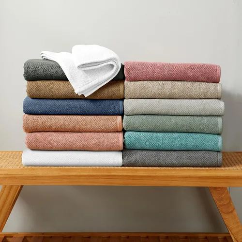 Miniatura 6 de Great Bay Home Toalla de baño blanca – Toalla de baño de gran tamaño 100% algodón de 68 x 35 pulgadas – Absorbente, de secado rápido, toalla de baño
