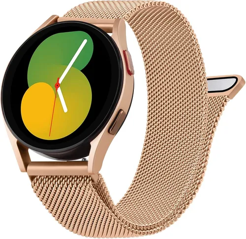 Miniatura 10 de Correas de repuesto para Samsung Galaxy Watch 5, 1.57, 1.73 y 1.77 pulgadas, de acero inoxidable para mujeres y hombres
