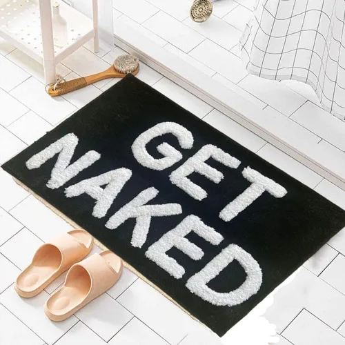 Miniatura 22 de Zeeinx Get Naked - Tapete de baño lindo para decoración de baño, alfombras de baño antideslizantes de microfibra lindas, decoración de baño Verde