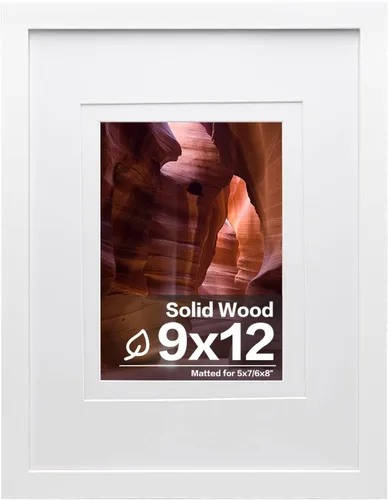 Miniatura 42 de Egofine - Portarretratos de 4 x 6 pulgadas, de madera maciza con plexiglás, para fotos de 3.5 x 5 con paspartú o de 4 x 6 sin paspartú, para colocar