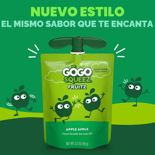 Miniatura 4 de GoGo SqueeZ - Puré de manzana para niños