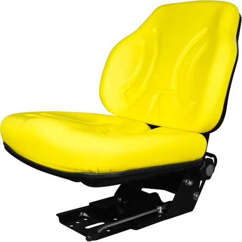 TRAC SEATS Asiento de suspensión amarillo para tractor John Deere 5303 5310 5320 5400 5403 5410 5420 5425 5510 5520