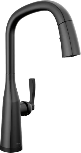 Miniatura 8 de Delta Grifo Stryke VoiceIQ de cocina sin contacto con rociador extraíble, grifo inteligente, Alexa y Google Assistant activado por voz, grifo