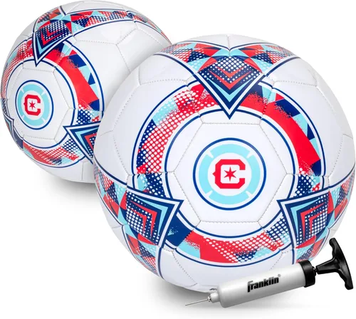 Miniatura 37 de Franklin Sports Pelotas de fútbol oficiales del equipo MLS - Balones de fútbol oficiales tamaño 5 - Balón de fútbol de tamaño y peso reglamentario