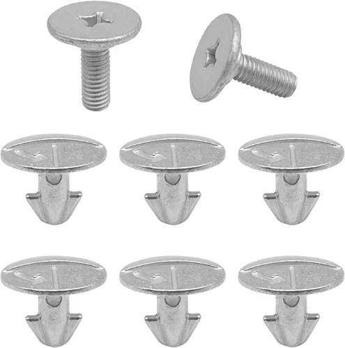 Tornillos de pasador de tapa inferior del motor, pasador de tapa de acceso del motor del radiador y perno de cubierta inferior, tornillo de pasador