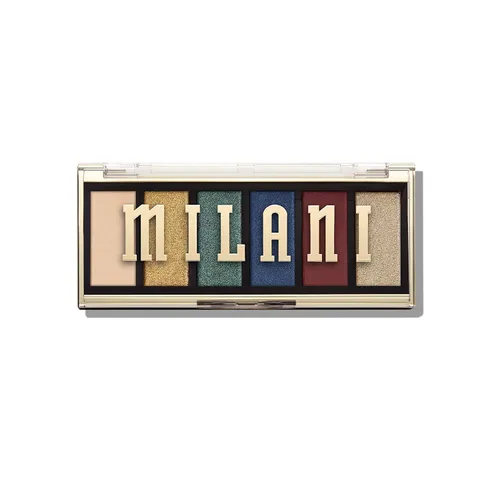 Milani Paleta de sombras de ojos Most Wanted, 6 colores de sombra de ojos mate libres de crueldad animal para un uso duradero (Jewel Heist)