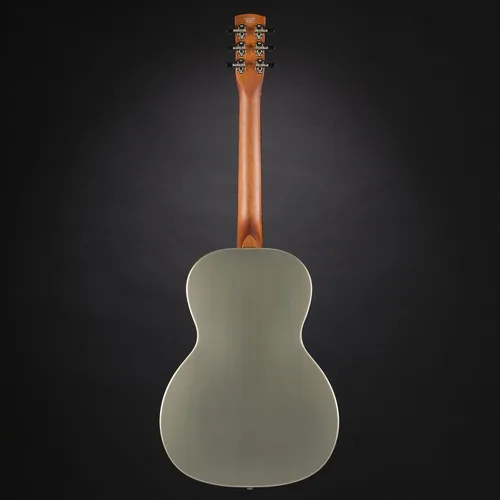 Miniatura 3 de Gretsch G9201 Honey Dipper - Guitarra resonadora de 6 cuerdas con diapasón de latón y diapasón Padauk (diestro, techo de casa con bomba desgastada)