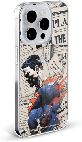 Miniatura 2 de Head Case Designs Funda rígida con licencia oficial de Superman DC Comics Newspaper 80th Anniversary compatible con Apple iPhone 11