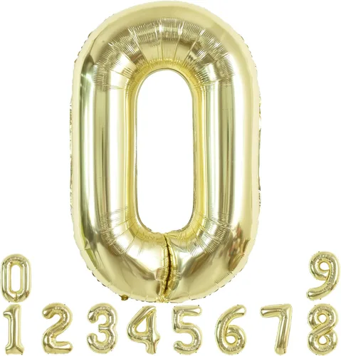 Miniatura 122 de TONIFUL 40 Inch Pastel Blue Number 8 Foil Balloons Large Mylar Foil Digital 8 Balloons for 8th Birthday, Gender Neutral Party, Baby Shower, Oro rosa