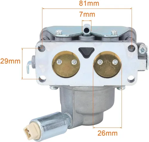 Miniatura 5 de Hipa 791230 Carburador para Brigg y Straton 799230 699709 499804 20-25 HP V-Twin Engine para John D MIA10632 L118 L120 La130 La135 Reemplazar 445677