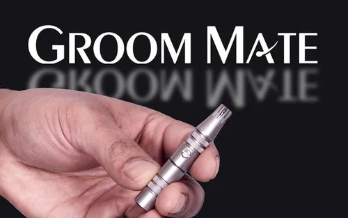 Miniatura 6 de Cortador de pelo de oreja y nariz Groom Mate platino XL fabricado en EE. UU., Plateado