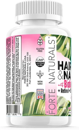 Miniatura 3 de Gomitas de biotina para el cabello y la piel, 5,000 mcg por porción, suplemento de belleza para un cabello más fuerte, vegano, suplemento kosher