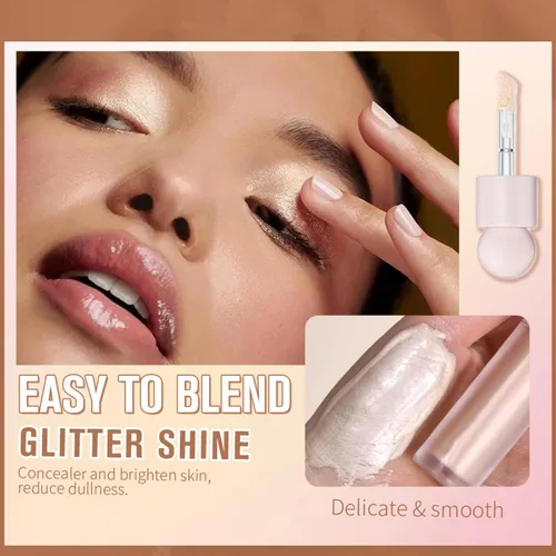 Miniatura 4 de Resaltador líquido de maquillaje - Resaltadores faciales y luminizadores, resaltadores de maquillaje para un brillo natural de larga duración